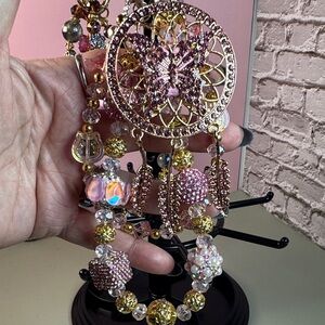 Elegant Pink and Gold Butterfly Cellphone Bracelet or Purse Chain
SOLD